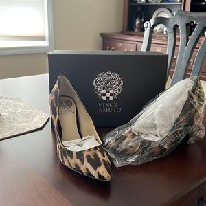 Vince Camuto Leopard Heels
